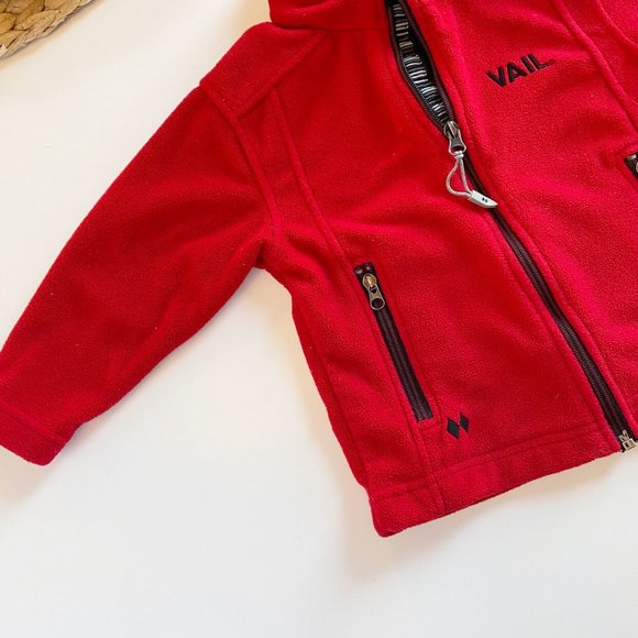 Double Diamond Red Vail Fleece Jacket | 2T - Picture 3 of 6